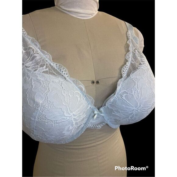 Auden Push-Up Plunge Coverage Underwire Bra 46DD Very Light Green - Picture 6 of 16